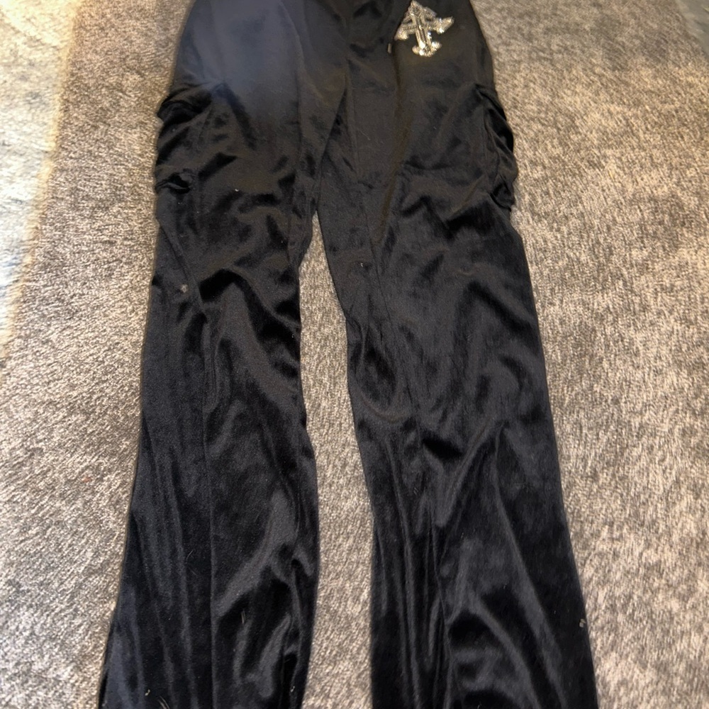 Rue21 Black Velour Pants